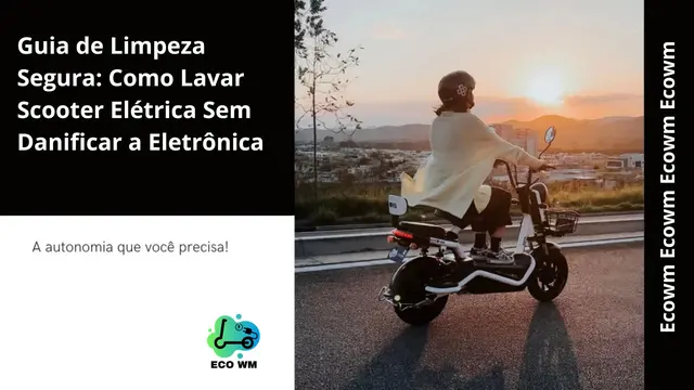 Guia de Limpeza Segura: Como Lavar Scooter Elétrica Sem Danificar a Eletrônica