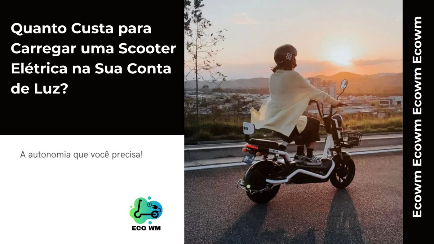 Descubra quanto custa carregar sua scooter elétrica e como esse investimento pode economizar no seu orçamento e contribuir para a sustentabilidade.